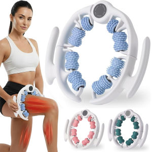 Anti-Cellulite Massage Roller with Detachable Handles Lymphatic Drainage Massager for Thighs Legs Buttocks Fascia Massage Tool