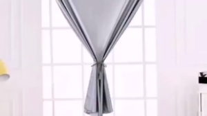 Elegant Blackout Curtains with Silver Coating Insulation & UV Protection Punch-Free 100% Quality - Home Décor Window Treatment