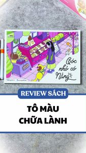 Sách - Góc Nhỏ Có Nắng - MEGA (Sách Tô Màu Chữa Lành) - Newshop