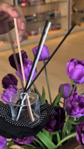 [ 1 PCS ] BOTOL KOSONG MINYAK WANGI 65ML DIFFUSER AIR FRESHENER ( CLEAR LF02 )