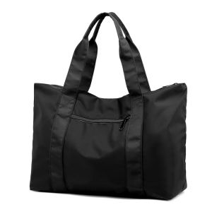 Large Capacity Casual Travel Bag Handheld Fitness Womens Computer Bag Lightweight Durable Nylon Sports Utility Tote Bag