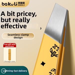BAKULI | Precision Steel Eyebrow Tweezers