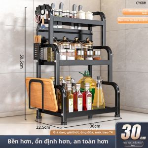 JIAJIESHI | Giá Đựng Gia Vị và Dụng Cụ Đa Năng