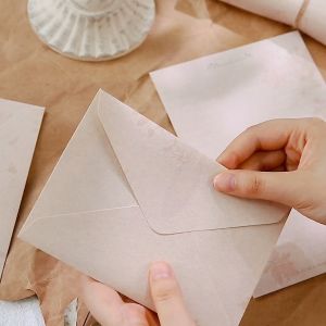 15PCS Vintage Printed Thick Envelope Set Wedding Invitation Cards Cover Gift