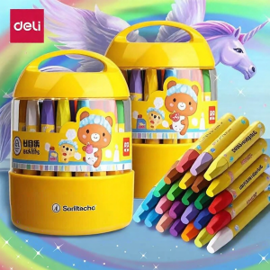 deli | Safe and Easy to Clean Childrens Oil Pastels