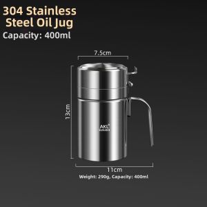 AKL | No-Oil Residue High Capacity Leakproof 304 Stainless Steel Oil Pot