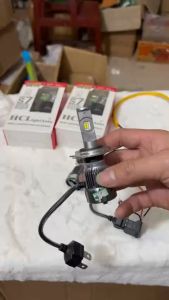 Bóng pha ô ô H7 LED siêu sáng. Bóng pha H7- S7- HCL ánh sáng trắng bảo hành 12 tháng.