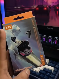 LUXE TWS X15 Headset Gaming Bluetooth V5.2 LED Smart Display Headset Wireless