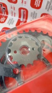 Gir set paket rantai roda drive chain kit T-14 T-42 428-116 CS1 KWC (2008 - 2013) original honda 06401KWC900