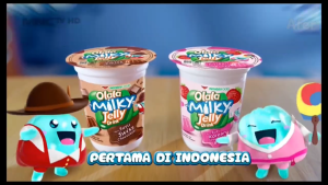 Olala Milky Jelly Drink Gelas 220 ml. 1 Dus isi 24 pcs.