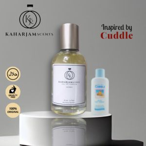 Kaharjam Scents Eau De Parfum Cuddle . Parfum Wanita Pria Tahan Lama Aroma Bayi Lembut Manis Bedak Bayi