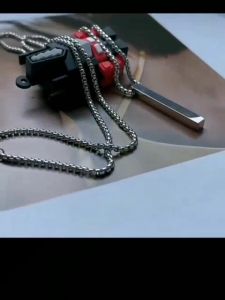 TERBARU KALUNG PRIA WANITA TITANIUM PREMIUM MODEL ROLO LIONTIN BALOK