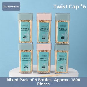 TAFUMAN | Home High-quality Food-grade Bamboo Two-pointed Toothpicks Disposable