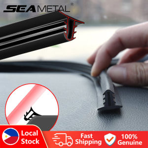 SEAMETAL 1.6m Car Dashboard Sealing Strip Noise Sound Insulation Rubber Strips Universal Weatherstrip Auto Accessories