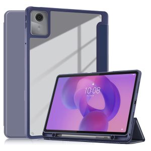 For Lenovo Idea Tab 11 Inch K11 Gen2 TB336ZU/FU Acrylic Tablet Cover with Pencil Holder Case for Xiaoxin Pad 2025 11 TB335FC