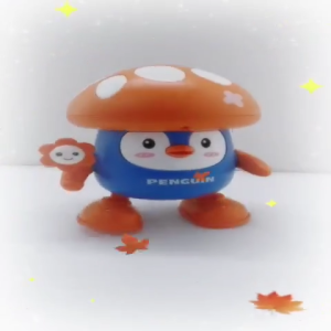 Toy - Dancing Toy Penguin Mushroom 🌟Light 🌟Music 🌟Move Dancing Gift for Children Ages 3+ (ASK106893)