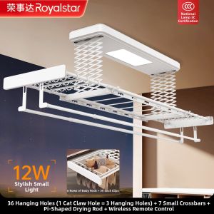 ROYALSTAR | Electric Indoor Balcony Smart Automatic Multi-function Remote Control Scissor-type Clothes Hanger