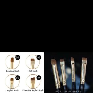 Browit Professional Brow Brush บราวอิท แปรงเขียนคิ้วน้องฉัตร ขนมิงค์แท้
