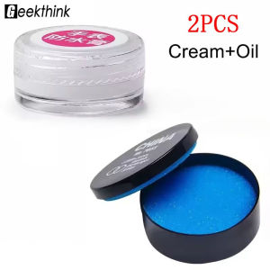 New 2pcs Watch Grease Automatic Adhesion Waterproof Oil Silicone Grease Cream Box O-Ring Seal Lubricant Professional Repair Tool