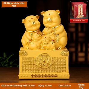 Ji Shanyuan | Hộp Đựng Tiền Heo Sáng Tạo Cho Phòng Khách