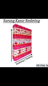 Motif Hello Kitty Pink Sarung Kasur Resleting Sprei Karakter Hello Kitty Pink Murah