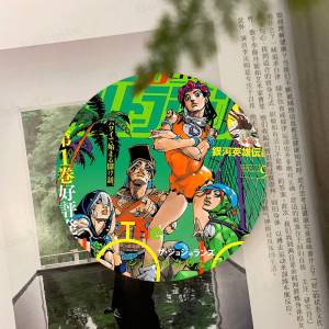 Anime JoJo Bizarre Adventure Coasters Suitable for daily family gathering decoration kitchen anti-slip wooden coasters