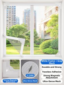 Watthour | Self-installable Mosquito-Proof Invisible Cuttable Screen Window