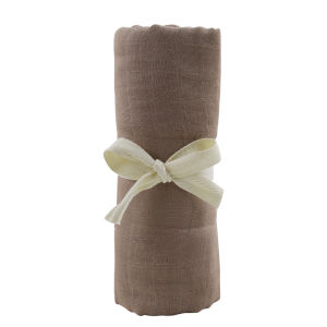 Solid Bamboo Cotton Baby Receiving Blanket Infant Kids Swaddle Wrap Bath Sleeping Warm Quilt Bed Cover Muslin Boy Girl Blankets