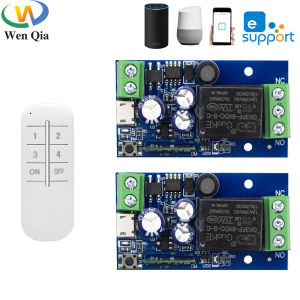 WenQia Ewelink DC 7V 12V 24V 48V 1 Channel Relay SwitchWiFi RF Wireless Remote Control Smart SwitchTiming Modulework with Alexa