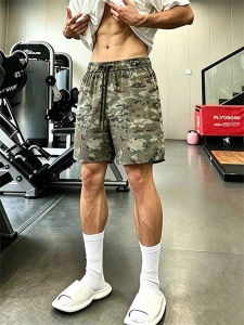 OUMULONG | Outdoor Basketball Camo Quick Dry Shorts