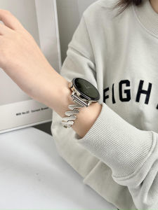 Sporty Stainless Steel Metal Band for Xiaomi Watch S4 S3 S1 pro Womens Model Color 2 Amazfit GTR4/3/2GTS Smartwatch Strap