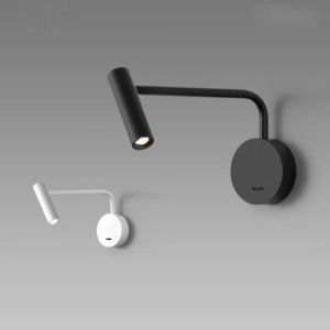 JOYINLED 3W 3000K LED AC85-265V Working Study Bedside Reading Wall Lamp aluminium Wall Sconces Night Light Fixtures Book Lamp