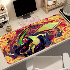 Bandai | Mouse Pad Extended Large Gaming Desk Mat P-Pokemon Flygon Base Stitched Edges Smooth Surface for PC Laptop Gamer Office Home