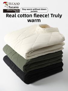 TUCANO | White Men Windproof Fluffy Winter Coat