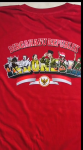 Kaos Anak Pria Pahlawan Indonesia Baju Hut Ri Perayaan Kemerdekaan 17an Agustus Merdeka Atasan Wanita