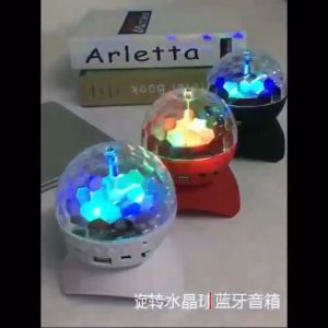 360 Disco Ball Light USB Bluetooth Speaker Ktv Karaoke colourful Color light Rotating Rotate Club Pub