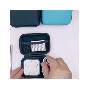 Hộp đựng củ sạc cáp điện thoại tai nghe thẻ nhớ USB - Hộp đựng tai nghe mini chống sốc-HAUSE