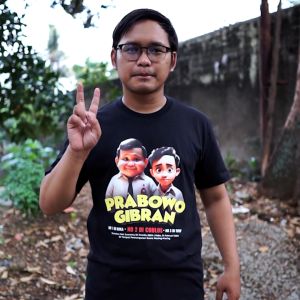 Desain Kaos Keren - Kaos Pemilu 2024 Prabowo Gibran