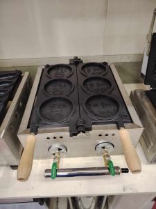 Commercial Electric Heated Gold Coin 10 Yen Machine Internet Popular 4-Gate 10 Yen Waffle Machine Snack Stall Entrepreneurship