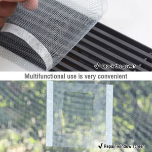 C.B.【Ready in Stock】 Disposable Floor Shower Drain Sticker Bathroom Anti-blocking Kitchen Sink Strainers(With tool)