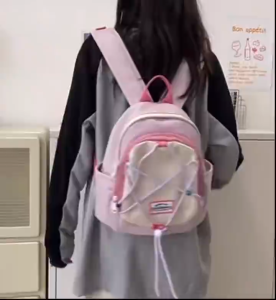 Ready Ins Style Cute Girl Backpack Backpack Kecil Tas Komuter Tas Mahasiswa Perjalanan Mahasiswa Perjalanan Sekolah Jepang Wanita LM52