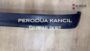 【Ready Stock】PERODUA KANCIL SE REAR SKIRT 2003 2004 2005 2006 2007 2008 (LAMPU BULAT)