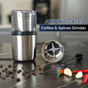 JOGEN GC 4215 Coffee and Spice Grinder with 2 Exchangeable Container For Coffee Brewing Cooking
