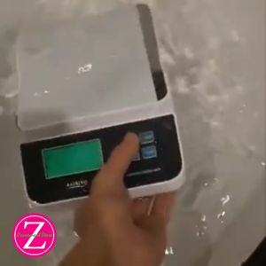 Cân điện tử CHỐNG NƯỚC cân tiểu ly nhà bếp mặt inox (6kg/0.5g 3kg/0.1g)_ANJIEYU