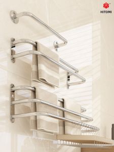 HITOMI | Stainless Steel Easy-Install Towel Bar