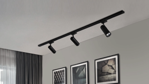 CHENBEN Dimmable Track Light Led COB Spotlight 10~100% Stepless Dimming Rail Lamp One Set Track Lighting Tricolor Ceiling Lamps