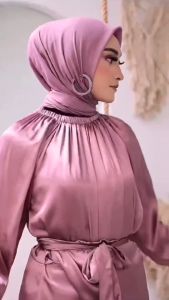 ANDILLA LILIT DRESS Kondangan Korean Style Bahan Cardenza Premium Gamis Terbaru 2023 Lebaran Wanita Warna Putih Gaun Pesta Muslimah Import Baju Seragam Bridesmaid Busana Muslim Trandy Midi Dress Jumbo Ukuran S M L XL XXL LD 115CM PUSAT GROSIR FASHION COD
