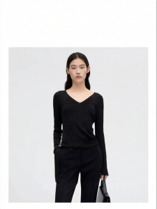V-Neck Design Sweater