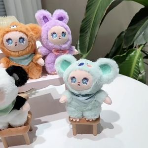 (TẶNG MÓC KHÓA BABY THREE) ĐỒ CHƠI BABY THREE PHIÊN BẢN GẤU BÔNG ĐỘNG VẬT 12 CON GIÁP