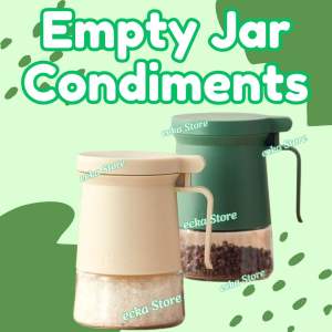 Glass Condiments Spice Seasoning Jar Storage 350ML